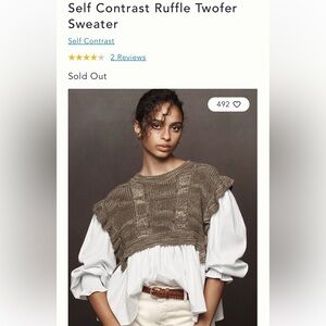 Anthropologie Twofer Sweater